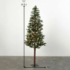 Cheapest 🤩 Sullivans 6' Artificial Lighted Natural Bark Tree - 32"L X 32"W X 72"H 😉 -Sullivans Sales unnamed file 2953