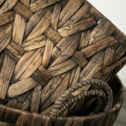 Best Pirce 💯 Sullivans 10.75 In, 13.25 In And 14.75 In Brown Woven Basket - Set Of 3 Dark Brown 😍 -Sullivans Sales unnamed file 2959