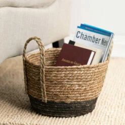 Best Pirce 💯 Sullivans Rattan Handled Woven Baskets - Set Of 2 ✨ -Sullivans Sales unnamed file 2976