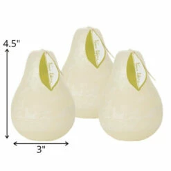 Cheap 👏 Sullivans Melon White Pear Candles - Set Of 3 🌟 -Sullivans Sales unnamed file 2984