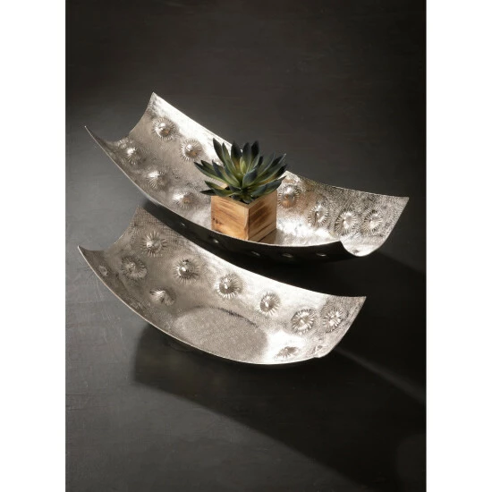 Hot Sale ๐งจ Sullivans Nickel Plated Bowl - Set Of 2 ๐ 4 Hot Sale ๐งจ Sullivans Nickel Plated Bowl - Set Of 2 ๐ - Image 2