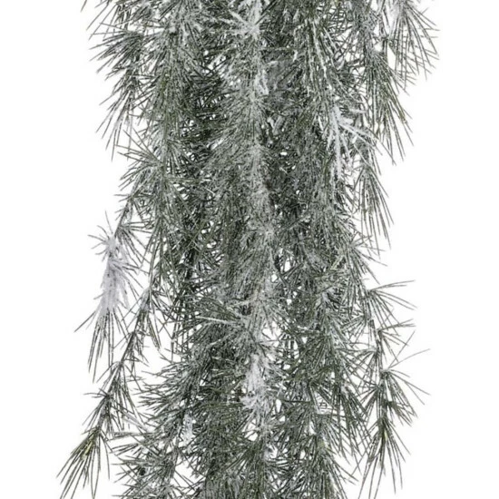 Best Sale ✨ Sullivans 6'9" Artificial Weeping Pine With Snow Garland - Set Of 2 - White - 6'9"L X 8"W X 10"H ⭐ 4 Best Sale ✨ Sullivans 6'9" Artificial Weeping Pine With Snow Garland - Set Of 2 - White - 6'9"L X 8"W X 10"H ⭐ - Image 2