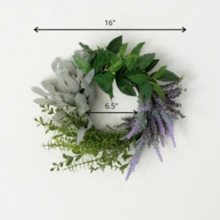 Outlet 😉 Sullivans Artificial 16" Lavender Herb Mini Wreath 🌟 -Sullivans Sales unnamed file 3025