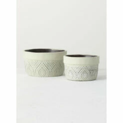 Budget 🔔 Sullivans Dish Garden Pot - Set Of 2 🎉