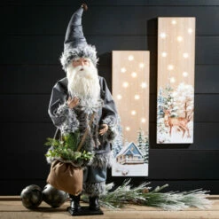 Wholesale ❤️ Sullivans Gray Earthy Santa Figure ✔️ -Sullivans Sales unnamed file 3047
