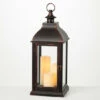 Discount 😀 Sullivans 25" Lantern With 3 LED Pillar Candles 💯 -Sullivans Sales unnamed file 307