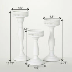 Budget ๐ฅฐ Sullivans 8.5 In, 10.75 In And 13.75 In Pedestal Metal Candle Holders - Set Of 3; White ๐งจ 9 Budget ๐ฅฐ Sullivans 8.5 In, 10.75 In And 13.75 In Pedestal Metal Candle Holders - Set Of 3; White ๐งจ -Sullivans Sales unnamed file 3074