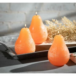 Wholesale ⌛ Sullivans Tangerine Timber Pear Candles - Set Of 3 🥰 -Sullivans Sales unnamed file 3081