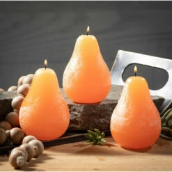 Wholesale ⌛ Sullivans Tangerine Timber Pear Candles - Set Of 3 🥰 -Sullivans Sales unnamed file 3082
