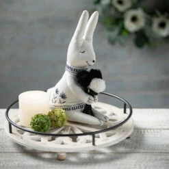 Best reviews of 🥰 Sullivans 3 In. Metal Framed Wooden Tray - Set Of 2; Cream 💯 -Sullivans Sales unnamed file 3101