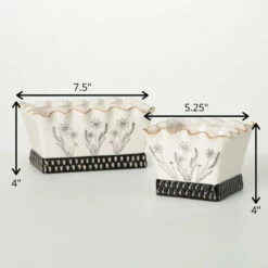 Deals ๐งจ Sullivans 4 In. And 4 In. Scalloped Floral Planter - Set Of 2; White ๐ 9 Deals ๐งจ Sullivans 4 In. And 4 In. Scalloped Floral Planter - Set Of 2; White ๐ -Sullivans Sales unnamed file 3124