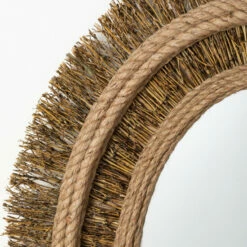 Flash Sale ❤️ Sullivans Oval Rattan & Jute Wall Mirror 🎉 -Sullivans Sales unnamed file 3154