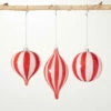 Budget 🔔 Sullivans 🍬 Candy Cane Striped Ornaments - Set Of 3 🎉 -Sullivans Sales unnamed file 3159