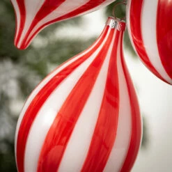 Budget 🔔 Sullivans 🍬 Candy Cane Striped Ornaments - Set Of 3 🎉 -Sullivans Sales unnamed file 3160