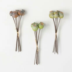 Hot Sale ✨ Sullivans Artificial Dusty-Hued Pod Bundle - Set Of 3 😀