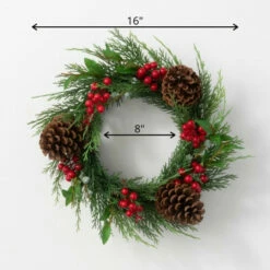 Best Sale 😀 Sullivans Juniper & Berry Artificial Wreath 👍 -Sullivans Sales unnamed file 3216