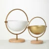 Outlet 👏 Sullivans Metal Bowl With Spherical Frame Base - Set Of 2 🥰 -Sullivans Sales unnamed file 3307