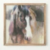 Promo 🌟 Sullivans 24.5 In. Wood Framed Horse Wall Decor; Brown ⌛