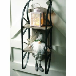 Cheapest 👍 Sullivans Iron Sled Wall Decor - Set Of 2 - 11.75"L X 7"W X 51"H; 9.75"L X 6.5"W X 27.5"H ❤️ -Sullivans Sales unnamed file 3346