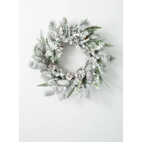 Outlet ๐ Sullivans 24" Flocked Pine Artificial Wreath โ 3 Outlet ๐ Sullivans 24" Flocked Pine Artificial Wreath โ