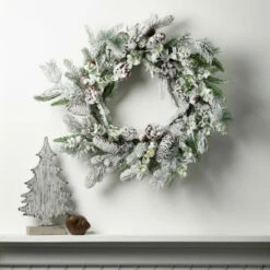 Outlet ๐ Sullivans 24" Flocked Pine Artificial Wreath โ 8 Outlet ๐ Sullivans 24" Flocked Pine Artificial Wreath โ -Sullivans Sales unnamed file 3349
