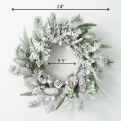 Outlet ๐ Sullivans 24" Flocked Pine Artificial Wreath โ 9 Outlet ๐ Sullivans 24" Flocked Pine Artificial Wreath โ -Sullivans Sales unnamed file 3350