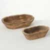 Cheap 🤩 Sullivans Wooden Oblong Dough Bowl Decor - Set Of 2 ✔️ -Sullivans Sales unnamed file 336