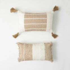 Hot Sale 🔔 Sullivans Two-Tone Natural Pillow - Set Of 2 ✨