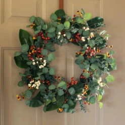 Brand new 🛒 Sullivans 24" Eucalyptus & Berry Artificial Wreath 🎁 -Sullivans Sales unnamed file 3436