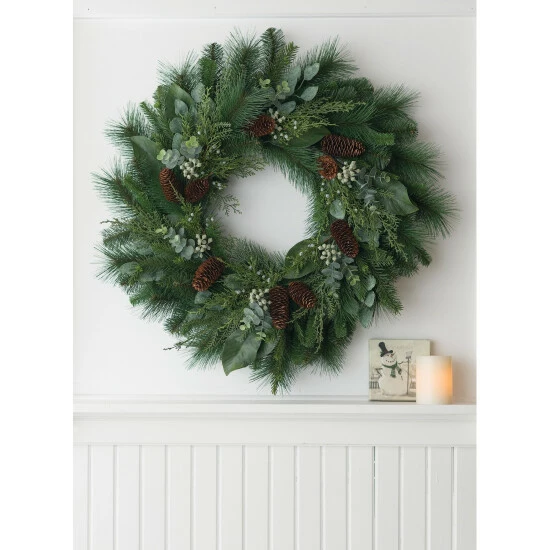 Best Sale ๐ฅ Sullivans Mix Pine Eucalyptus Wreath ๐ 4 Best Sale ๐ฅ Sullivans Mix Pine Eucalyptus Wreath ๐ - Image 2