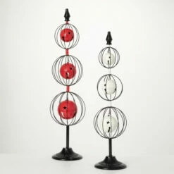 Best reviews of 🤩 Sullivans Tall Metal Bell Tree - Set Of 2 - 8"L X 8"W X 33.5"H; 7"L X 7"W X 29"H 🎁
