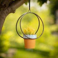 Deals 🎉 Sullivans Hanging Metal Ring Metal Planter 👍 -Sullivans Sales unnamed file 3513