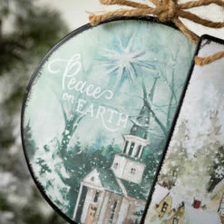 Best Pirce 🎁 Sullivans Church Scene Ornament - Set Of 2 👍 -Sullivans Sales unnamed file 3532