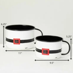 Deals 🧨 Sullivans Santa Belt Container - Set Of 2 🔔 -Sullivans Sales unnamed file 3552