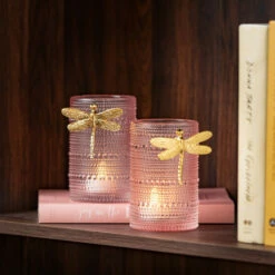 Best reviews of 😉 Sullivans 5 In Glass Firefly Candle Holders - Set Of 2; Pink - 3.25"L X 3.25"W X 5"H 😀 -Sullivans Sales unnamed file 3581