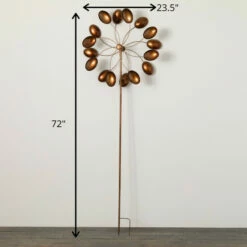 Outlet 🔔 Sullivans 72 In. Swirling Copper Garden Stake; Brown ❤️ -Sullivans Sales unnamed file 3604