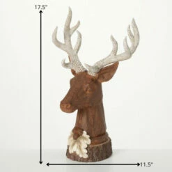 Best Pirce ⭐ Sullivans Faux Wood Tabletop Stag Bust 🔥 -Sullivans Sales unnamed file 361