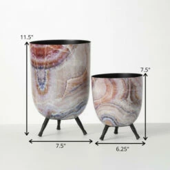 Buy 😀 Sullivans Marbleized Deco Footed Planter - Set Of 2 ❤️ 9 Buy 😀 Sullivans Marbleized Deco Footed Planter - Set Of 2 ❤️ -Sullivans Sales unnamed file 3613