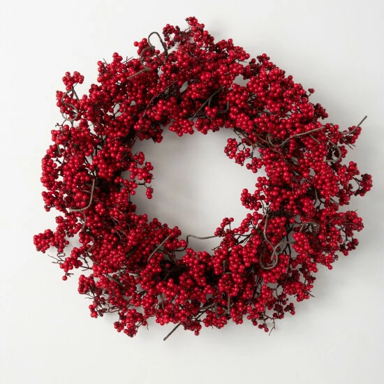 Best Pirce ⌛ Sullivans 28" Artificial Red Berry Wreath ✨ 3 Best Pirce ⌛ Sullivans 28" Artificial Red Berry Wreath ✨