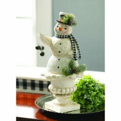 Budget ⌛ Sullivans Snowman Figurine - 3.75"L X 3.75"W X 16"H; 3"L X 3"W X 16"H 🌟 -Sullivans Sales unnamed file 3622