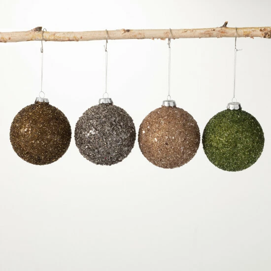 New โ Sullivans Encrusted Ball Ornament - Set Of 4 ๐ฅ 3 New โ Sullivans Encrusted Ball Ornament - Set Of 4 ๐ฅ