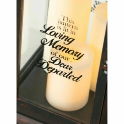 Best Sale 👍 Sullivans 23" Loving Memory Lantern With 3 LED Pillar Candle 💯 -Sullivans Sales unnamed file 3643