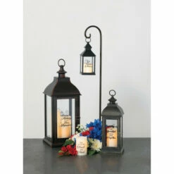 Best Sale 👍 Sullivans 23" Loving Memory Lantern With 3 LED Pillar Candle 💯 -Sullivans Sales unnamed file 3644