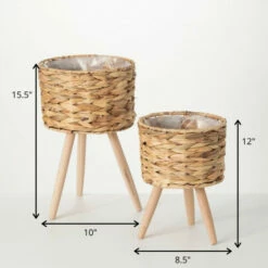 Coupon 😉 Sullivans Woven Planter Basket With Legs - Set Of 2 ❤️ -Sullivans Sales unnamed file 3648