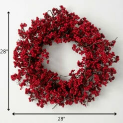 Best Pirce ⌛ Sullivans 28" Artificial Red Berry Wreath ✨ 9 Best Pirce ⌛ Sullivans 28" Artificial Red Berry Wreath ✨ -Sullivans Sales unnamed file 365