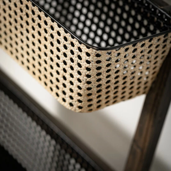 Hot Sale 🎁 Sullivans Open Cane Webbing Ladder Shelf 😉 4 Hot Sale 🎁 Sullivans Open Cane Webbing Ladder Shelf 😉 - Image 2