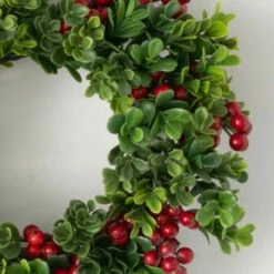 Hot Sale 🤩 Sullivans 10" Boxwood & Berry Artificial Mini Wreath ✔️ -Sullivans Sales unnamed file 3705