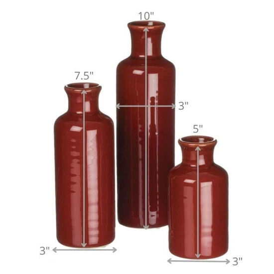 Deals ๐ Sullivans Bottle Vase - Set Of 3 ๐ฏ 9 Deals ๐ Sullivans Bottle Vase - Set Of 3 ๐ฏ - Image 7