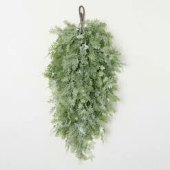 Cheap 🎉 Sullivans 34" Artificial Frosted Fern Iced Hanging Swag 👏