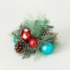 Outlet 👍 Sullivans 9" Artificial Red And Teal Ornament Pine Orb 😍 -Sullivans Sales unnamed file 3804